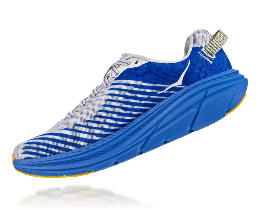 Hoka One One Running Shoes Mens Grey/Blue - Rincon - 68412VOGA